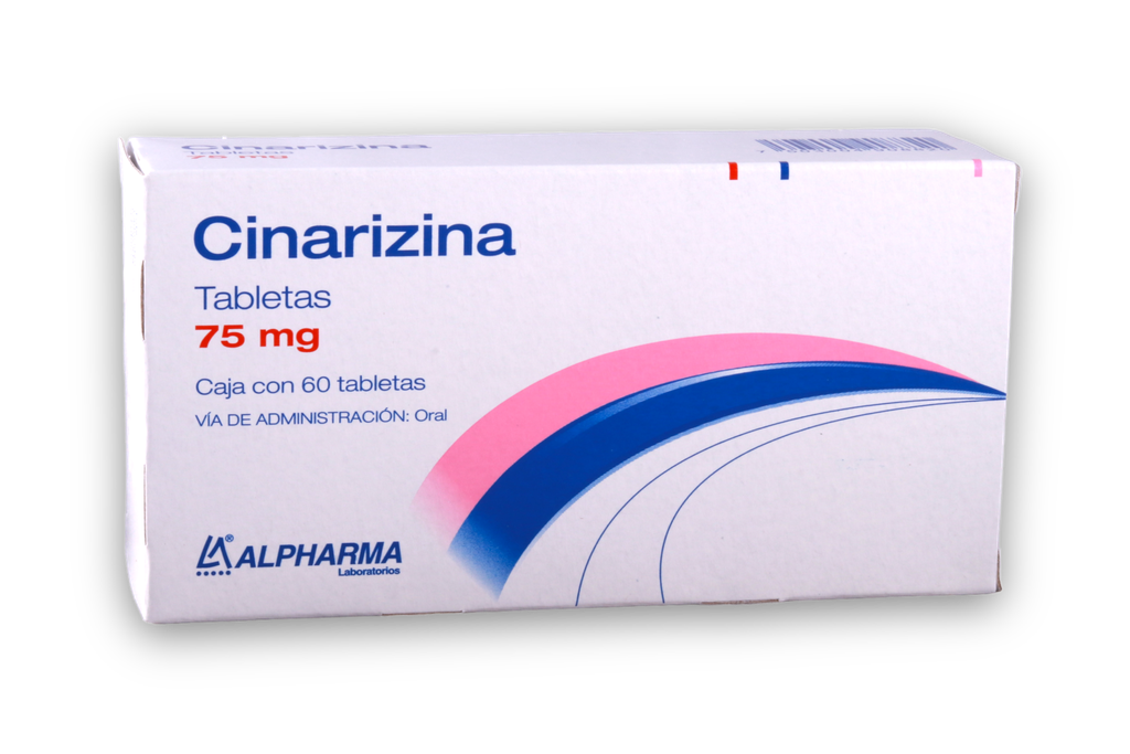 CINARIZINA 75MG C/60 TABLETAS ALPAHARMA