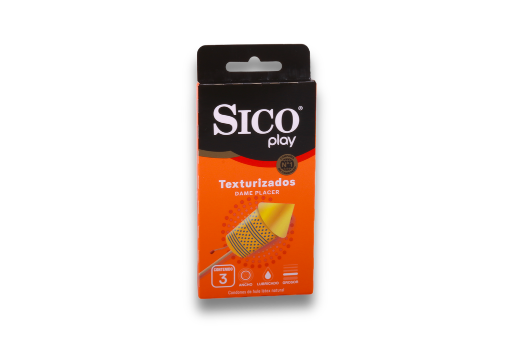 PRESERVATIVO SICO TEXTURIZADO C/3