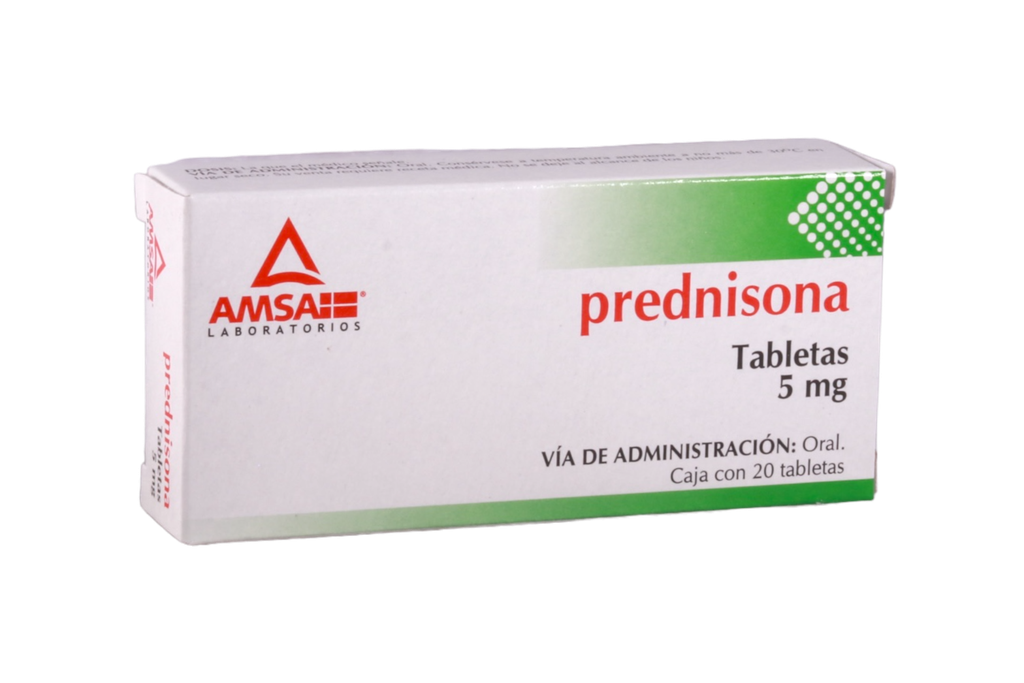 PREDNISONA 5MG C/20 TABLETAS AMSA