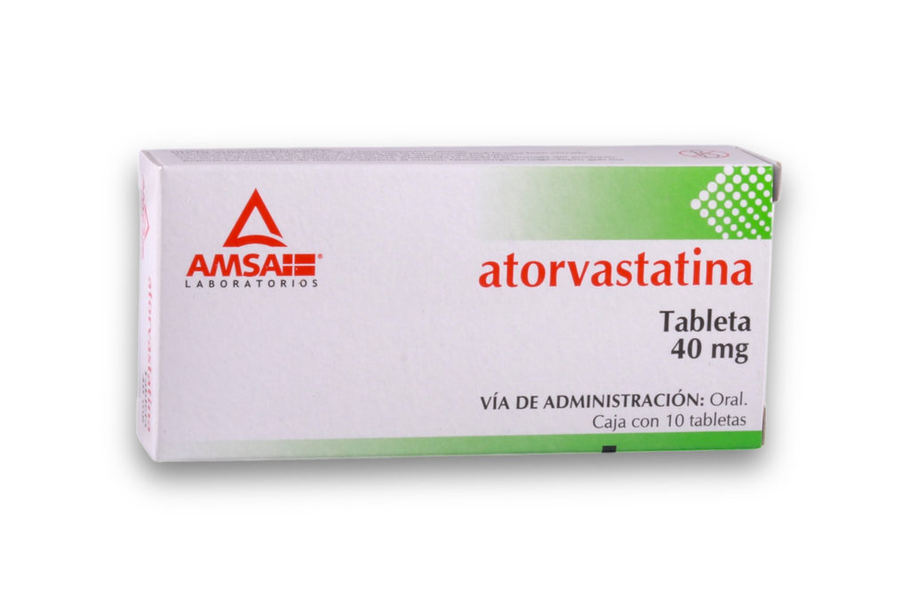 ATORVASTATINA 40MG C/10 TABLETAS AMSA