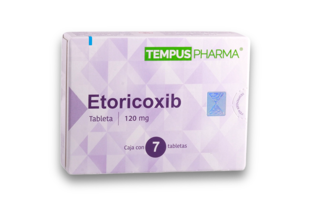 ETORICOXIB 120MG C/7 TABLETAS TEMPUS PHARMA