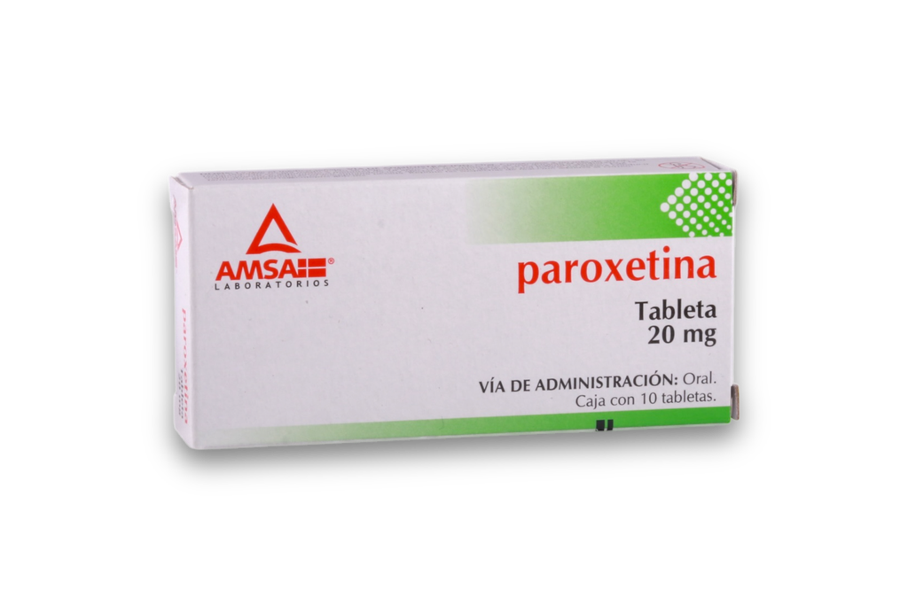 PAROXETINA 20MG C/10 TABLETAS AMSA