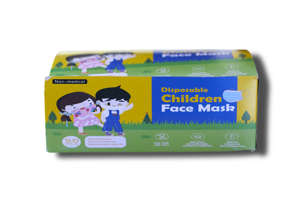 CUBREBOCAS PLISADO C/50 PIEZAS INFANTIL GENERICO