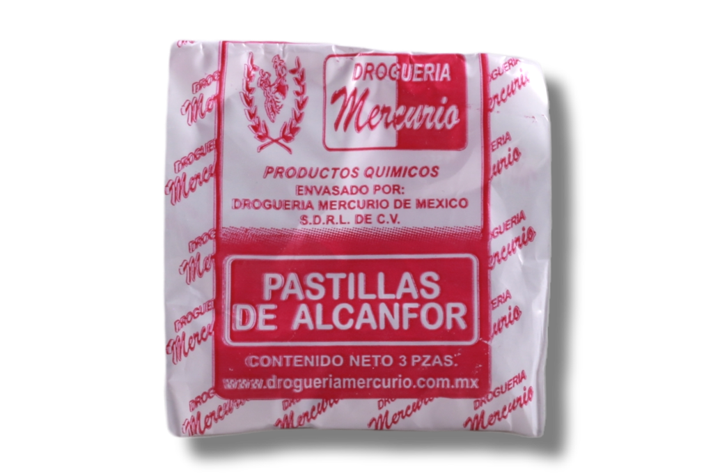 ALCANFOR C/3 PASTILLAS-MERCURIO