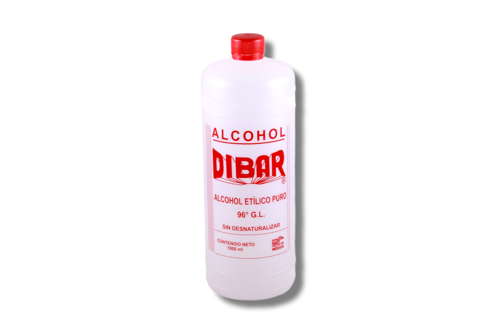 Alcohol etílico 96° rojo 1000 ml - Alcoholera Comegsa
