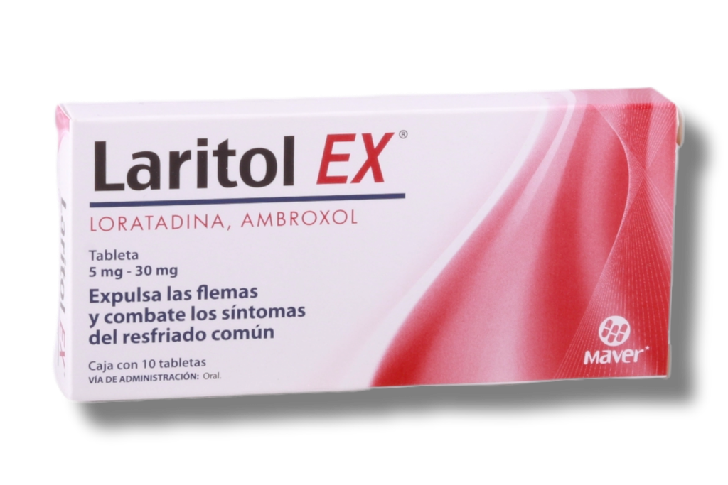 LARITOL EX C/10 TABLETAS
