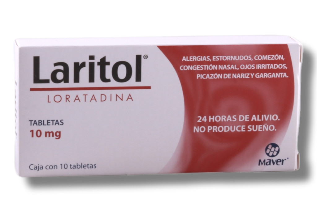 LARITOL 10MG C/10 TABLETAS