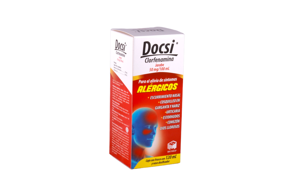 DOCSI CLORFENAMINA JARABE 120ML BIOMEP