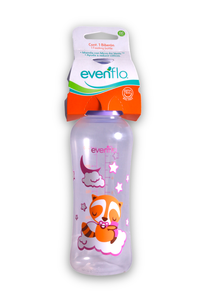 BIBERON EVENFLO ROSA 8OZ