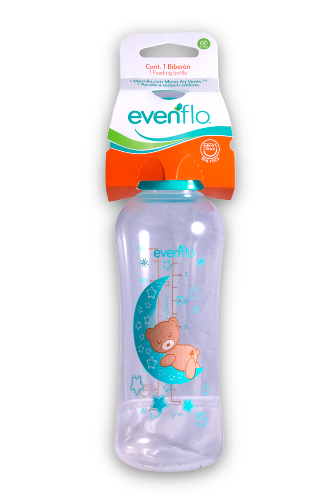 BIBERON EVENFLO VERDE 8OZ