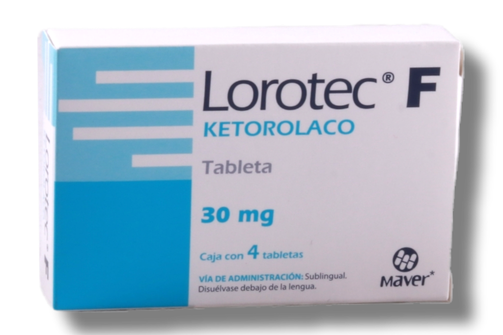 LOROTEC F 30MG C/4 TABLETAS SUBLINGUAL