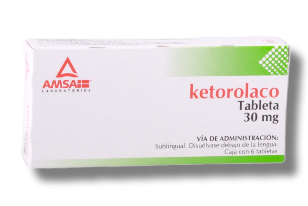 KETOROLACO 30MG SUBLINGUAL C/6 TABLETAS
