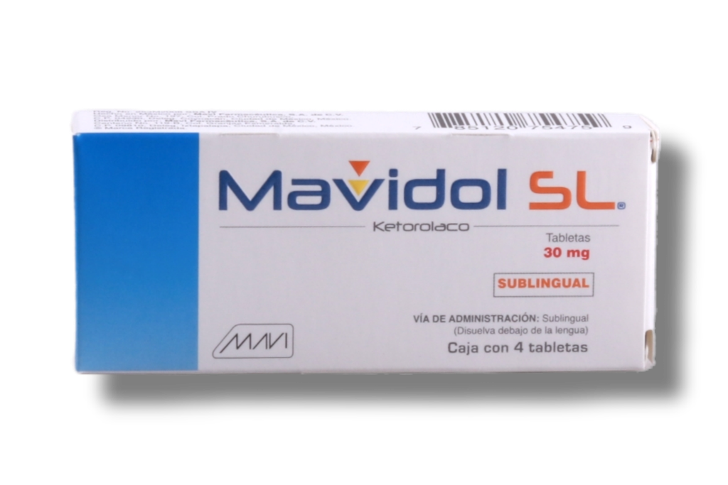 MAVIDOL SL 30MG SUBLINGUAL C/4 TABLETAS