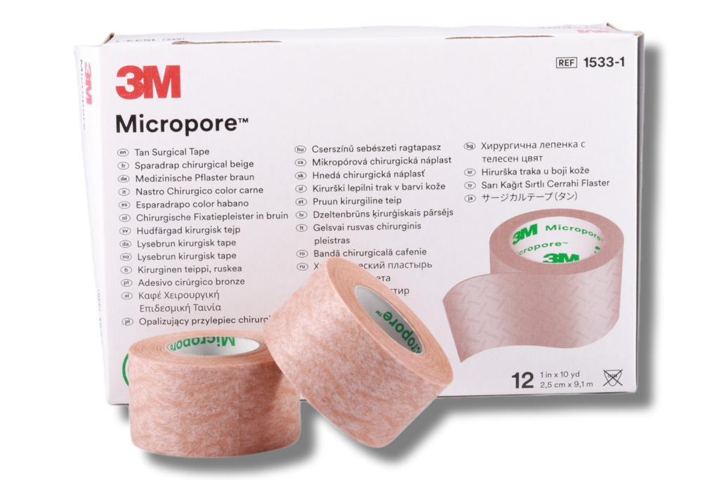 MICROPORE PIEL 1 PULGADA 3M