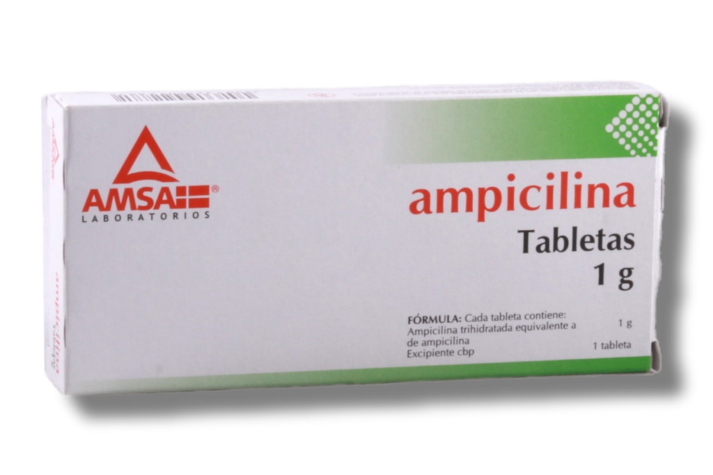 AMPICILINA AMSA 1G C/10 TABLETAS