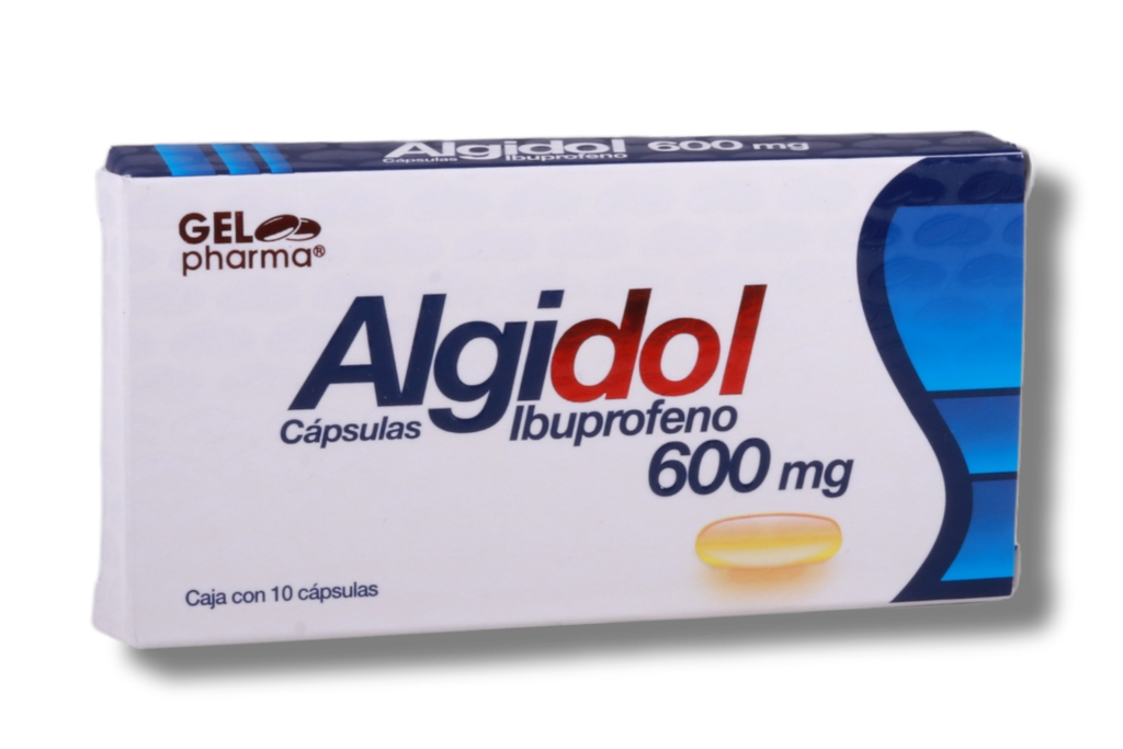ALGIDOL 600MG C/10 CAPSULAS