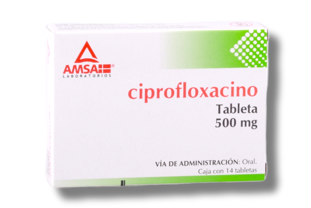 CIPROFLOXACINO AMSA 500MG C/14 TABLETAS