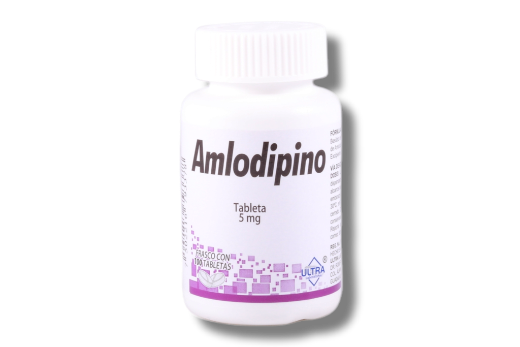 AMLODIPINO 5MG C/100 TABLETAS ULTRA