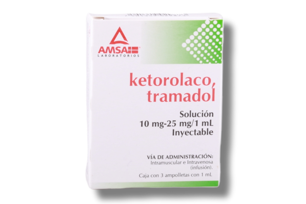 KETOROLACO,TRAMADOL SOL.INY. C/3AMP AMSA