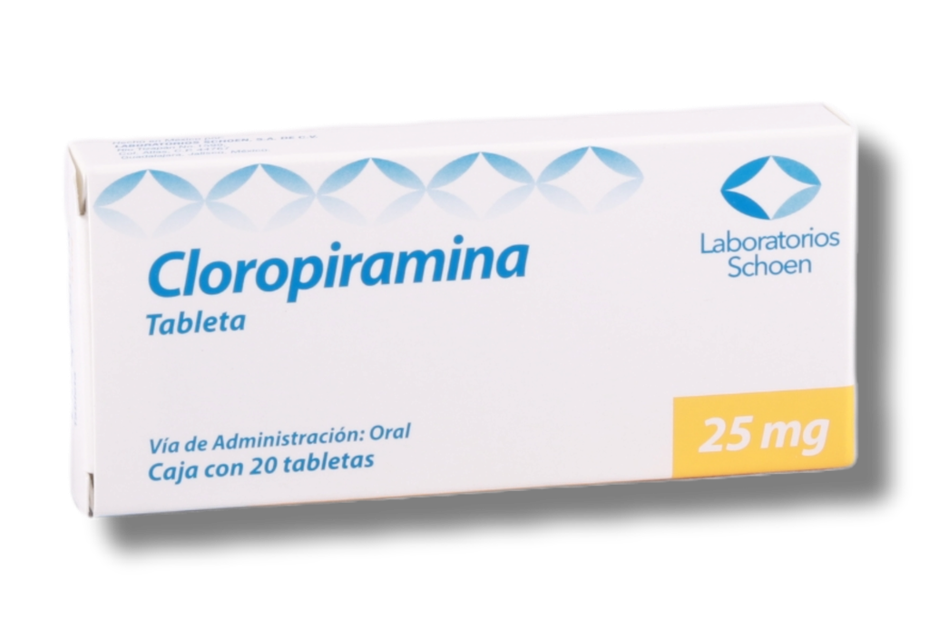 CLOROPIRAMINA 25MG C/20 TABLETAS