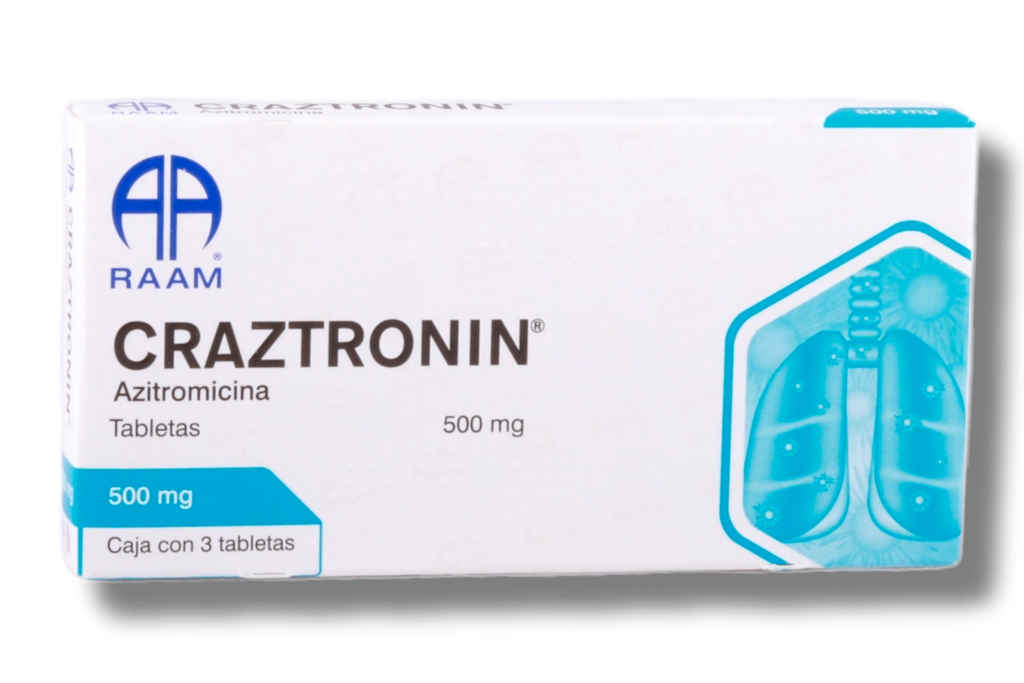 CRAZTRONIN 500MG C/3 TABLETAS