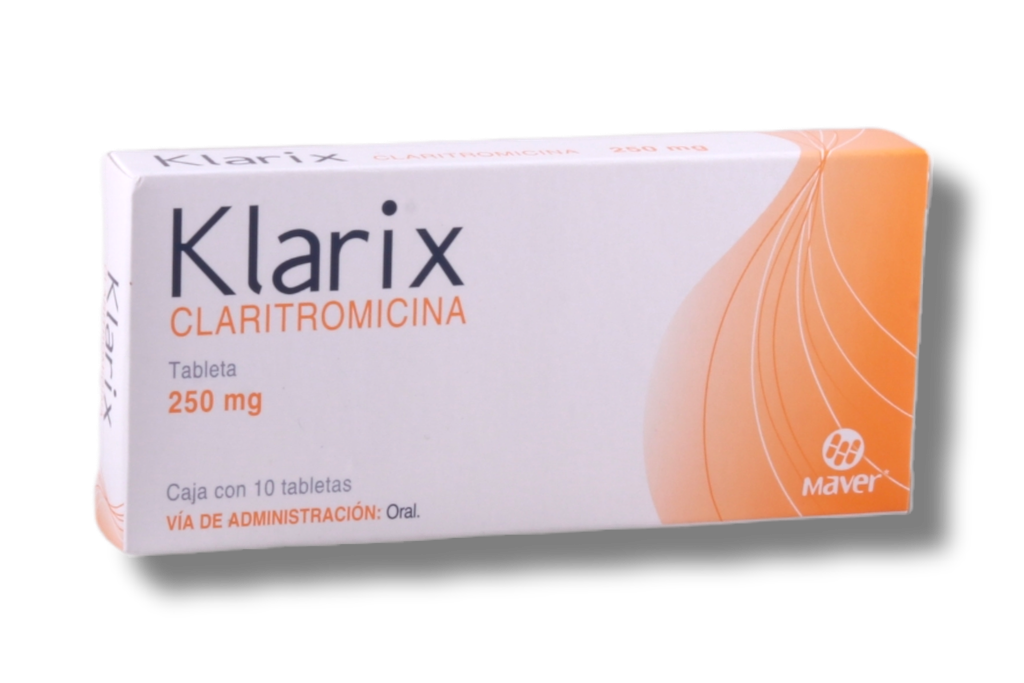 KLARIX 250MG C/10 TABLETAS