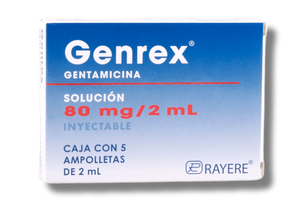 GENREX 80MG/2ML C/ 5 AMPOLLETAS