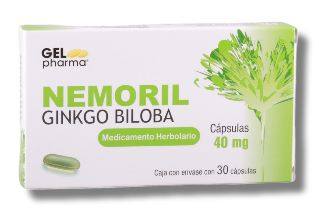 GINKGO BILOBA NEMORIL C/30 CAPSULAS