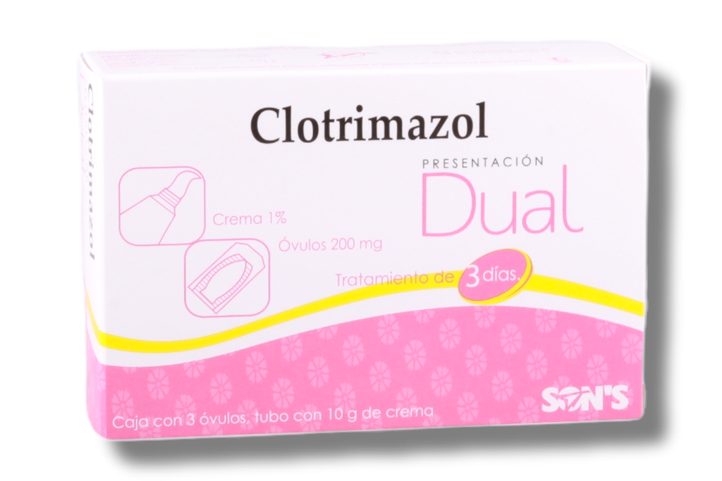 CLOTRIMAZOL DUAL C/3 OVULOS Y CREMA 10G