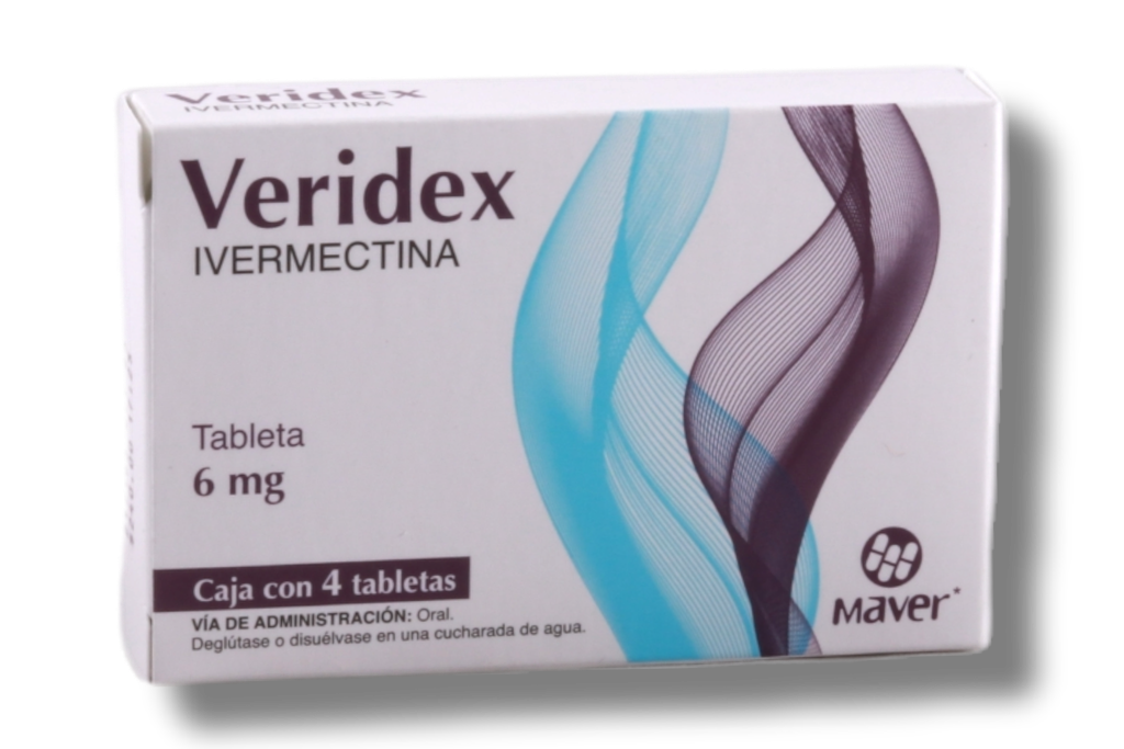 VERIDEX C/4 TABS IVERMECTINA 6MG