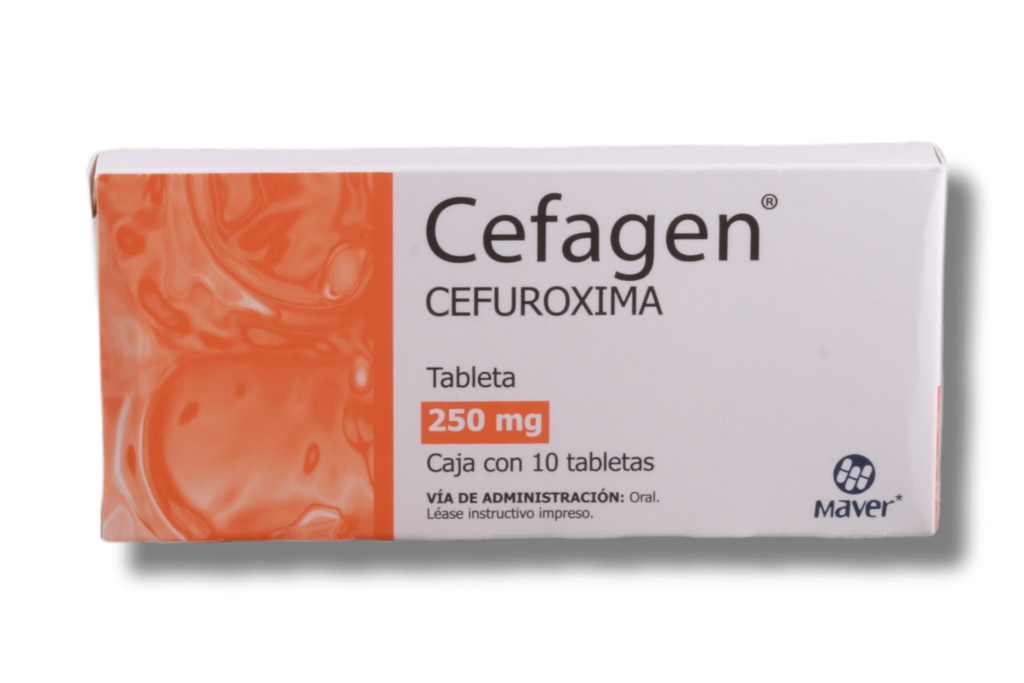 CEFAGEN 250MG C/10 TABLETAS