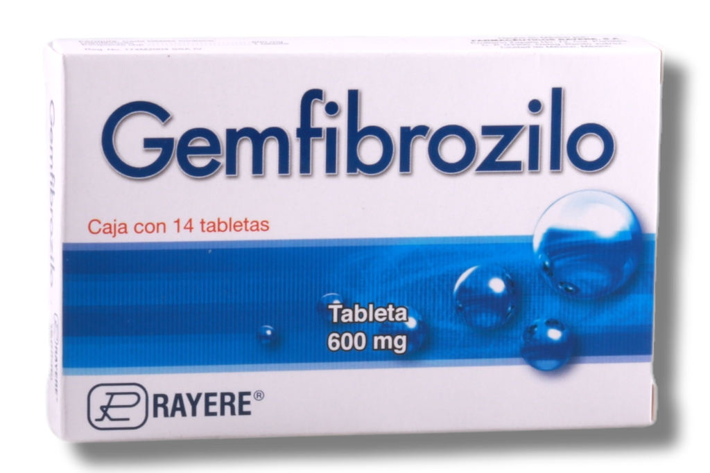 GEMFIBROZILO RAYPID 600MG C/14 TABLETAS