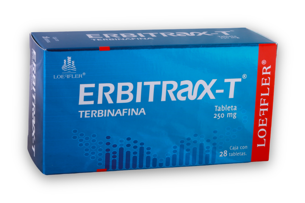 ERBITRAX-T 250MG C/28 TABLETAS