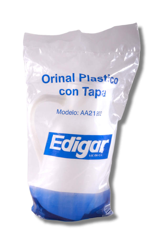 PATO ORINAL CON TAPA HOMBRE EDI
