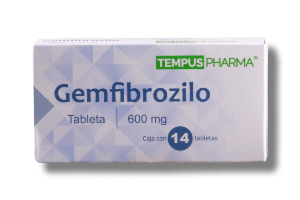 GEMFIBROZILO 600MG C/14 TABLETAS TEMPUSPHARMA