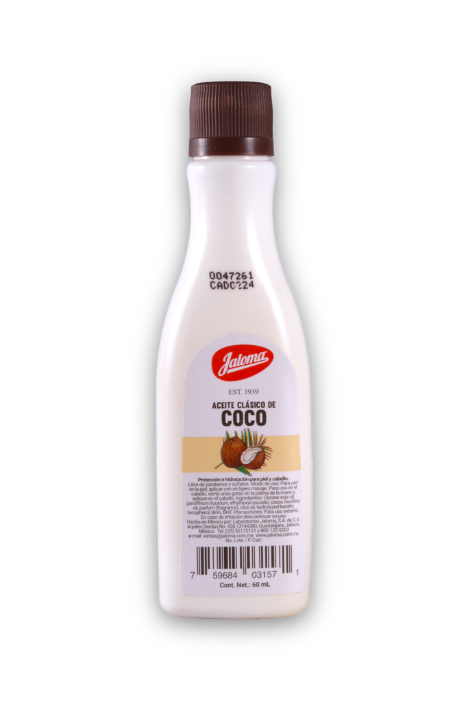 ACEITE CLASICO DE COCO 60ML JALOMA