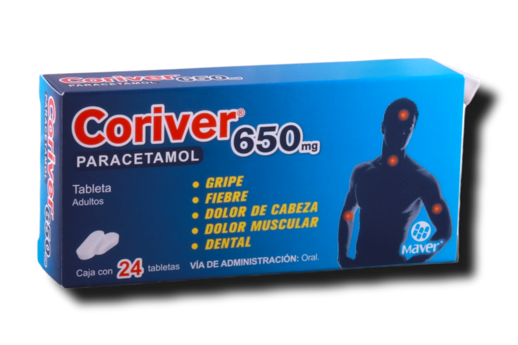CORIVER 650MG C/24 TABLETAS