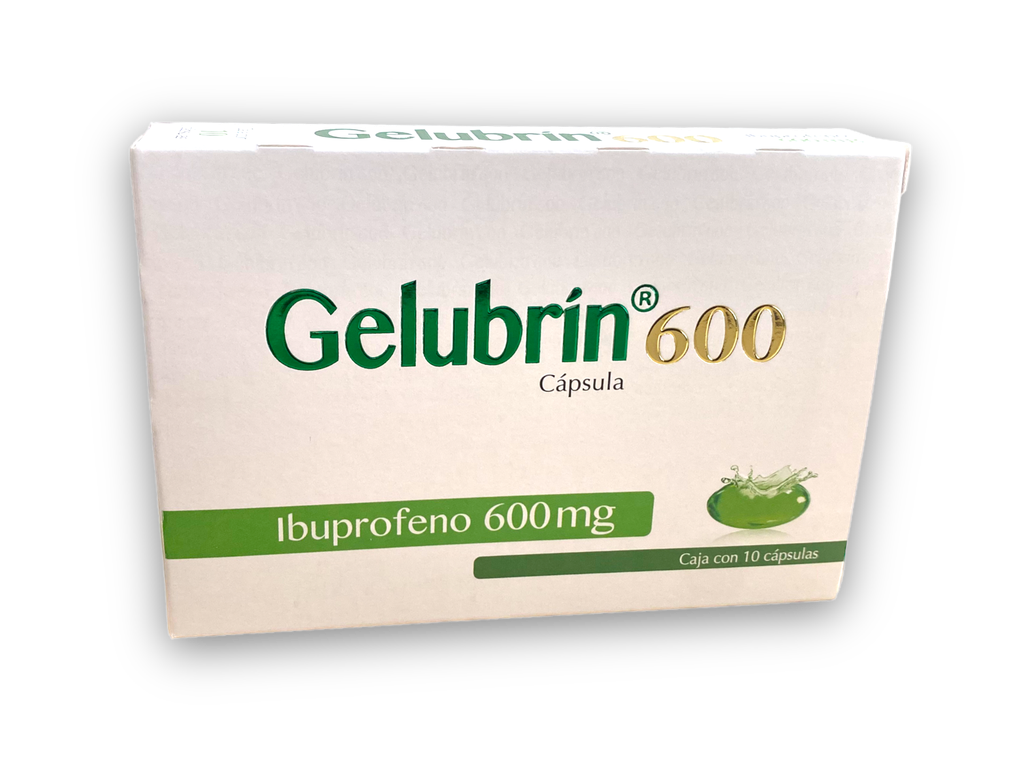 GELUBRIN 600MG C/10 CAPSULA