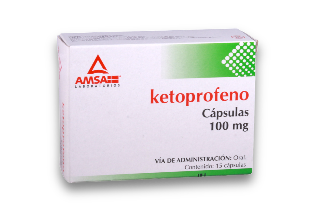 KETOPROFENO 100MG C/15 CAPSULAS AMSA
