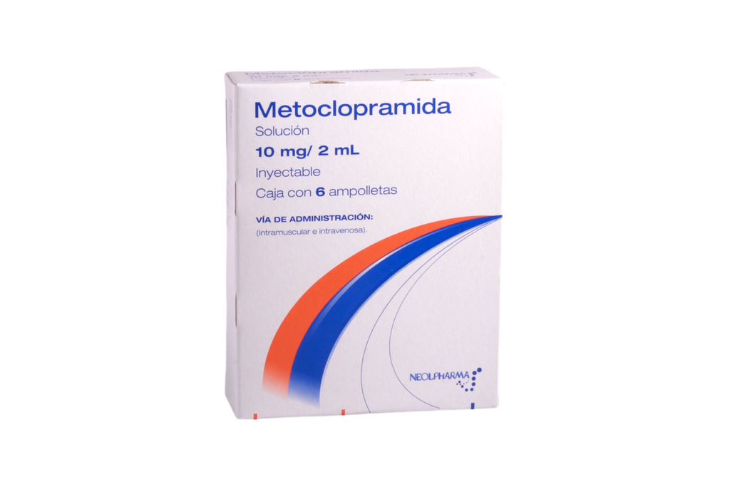 METOCLOPRAMIDA 10MG/2ML C/6 AMPULAS NEOALPHARMA