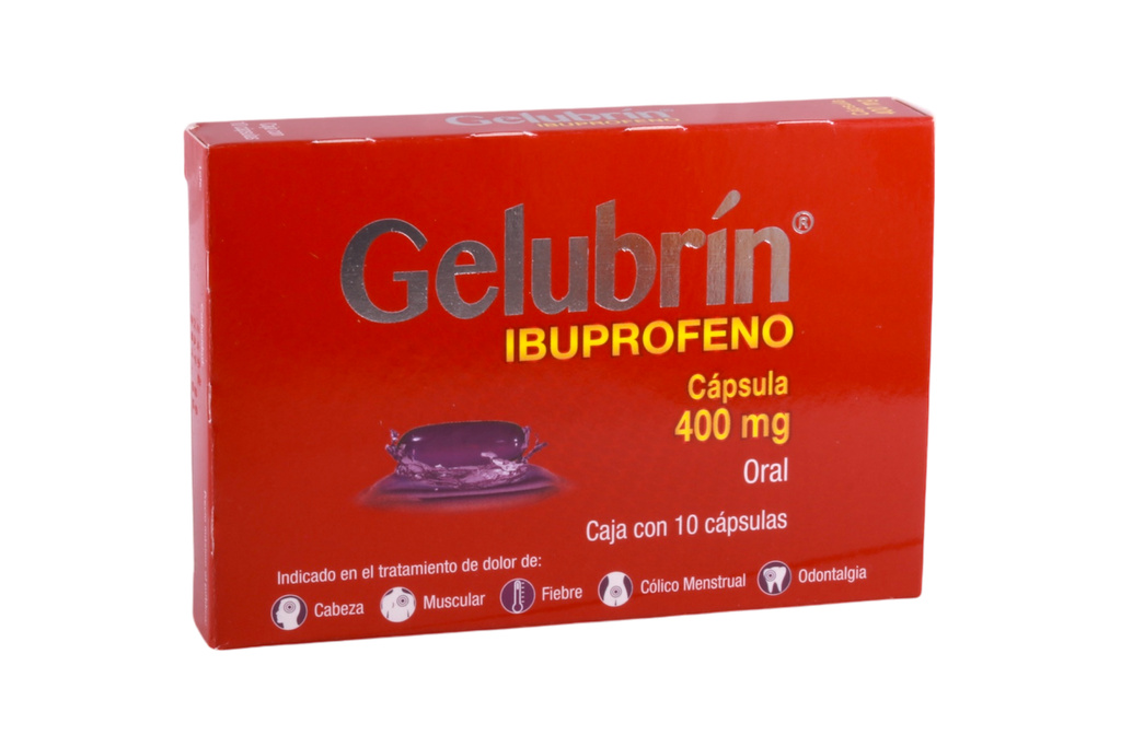 GELUBRIN 400MG C/10 CAPSULAS