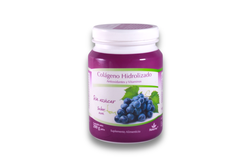 COLAGENO HIDROLIZADO POLVO UVA 200GR NATUREX