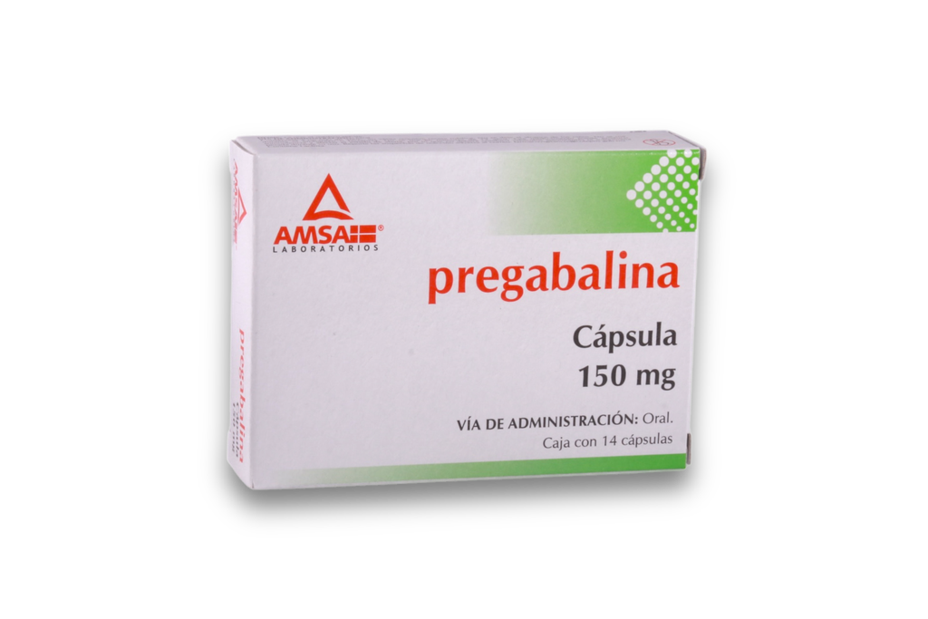 PREGABALINA 150MG C/14 CAPSULAS AMSA