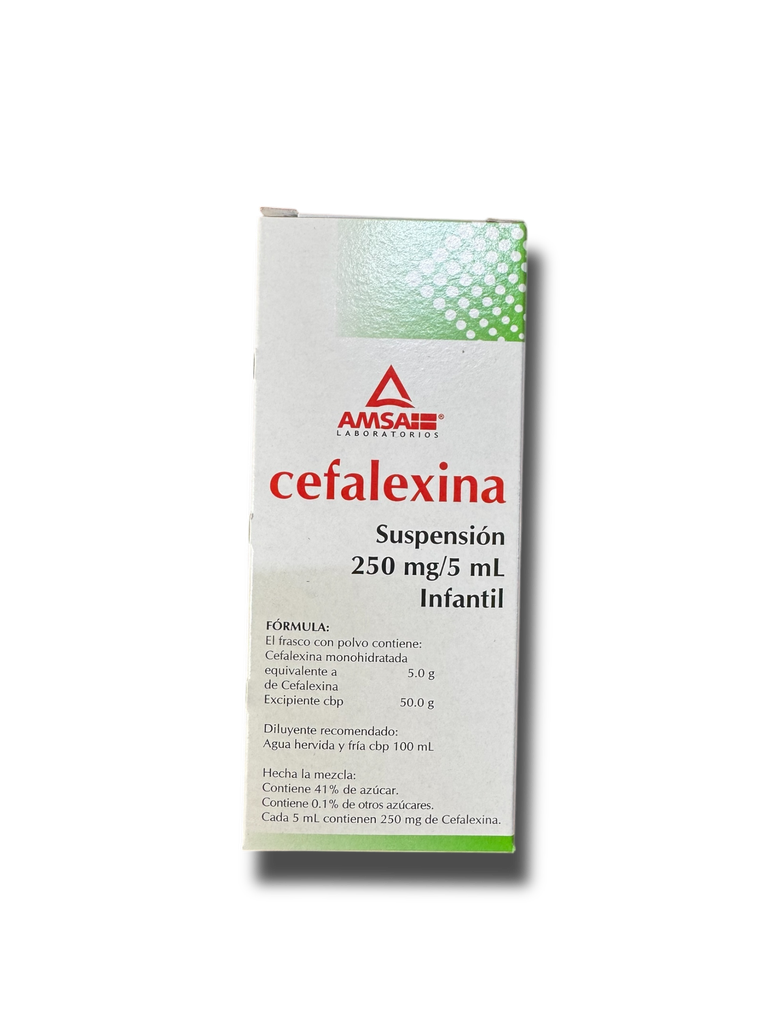 CEFALEXINA 250MG 100ML AMSA SUSPENSION