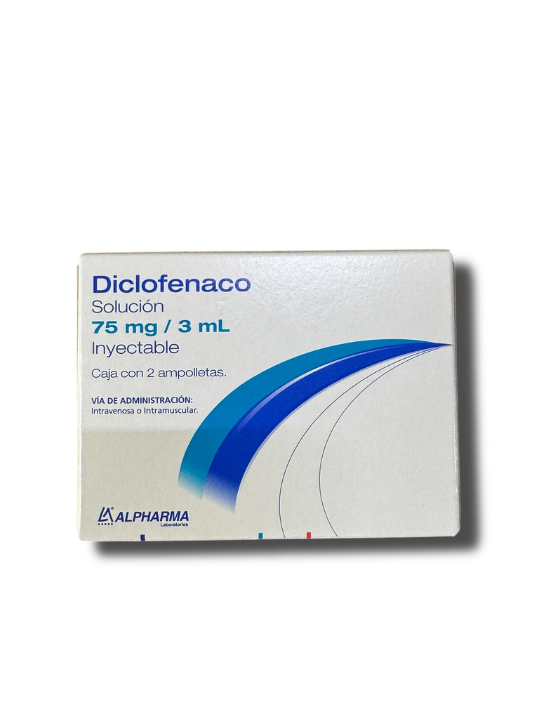 DICLOFENACO 75MG C/3ML C/2 AMPULAS ALPHARMA