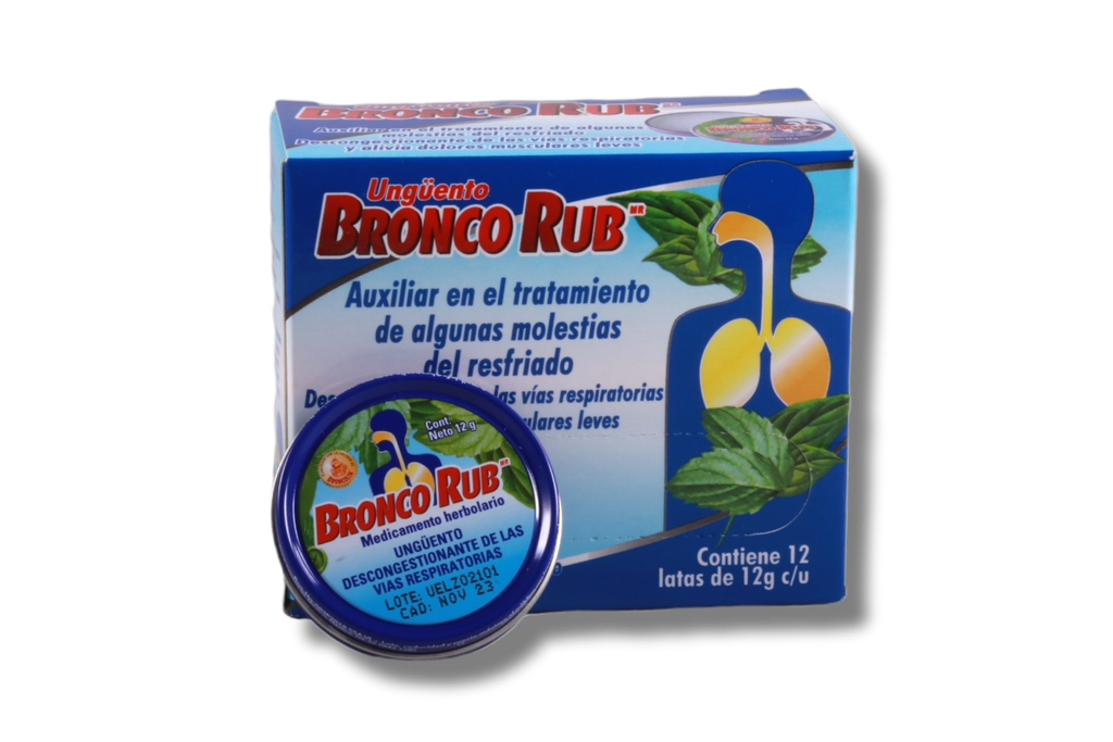 BRONCO RUB UNGUENTO LATA 12 GRS. | DIFAM